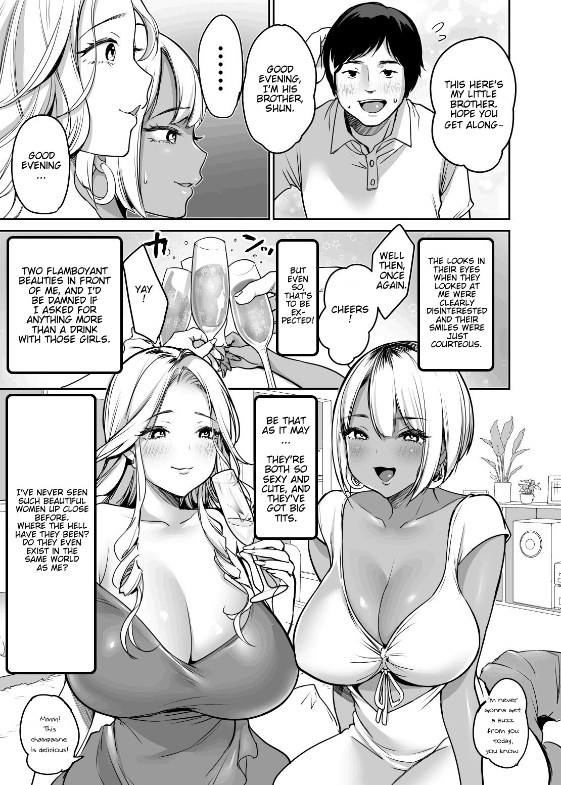 Hentai Manga Comic-Even Shady Guys Want To Fuck Gals! ~The Result Of My Efforts To Show Off My Huge Dick~-Read-9